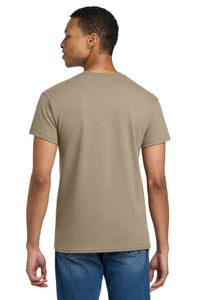Gildan - Ultra Cotton 100% US Cotton T-Shirt - Tan Back