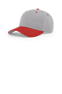 Richardson Pro Twill Snapback 212 - Grey/ Grey/ Red