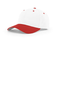 Richardson Pro Twill Snapback 212 - White/ White/ Red