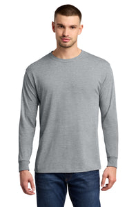 Jerzees Dri-Power 100% Polyester Long Sleeve T-Shirt 21LS - Athletic Heather