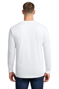 Jerzees Dri-Power 100% Polyester Long Sleeve T-Shirt 21LS - White Back