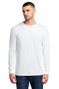 Jerzees Dri-Power 100% Polyester Long Sleeve T-Shirt 21LS - White