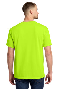 Jerzees Dri-Power 100% Polyester T-Shirt - Safety Green Back