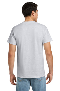 Gildan - Ultra Cotton 100% US Cotton T-Shirt with Pocket - Ash Back