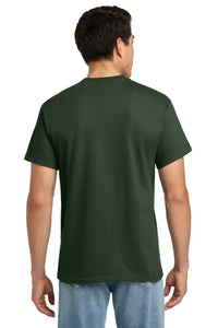 Gildan - Ultra Cotton 100% US Cotton T-Shirt with Pocket - Forest Green Back
