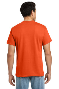 Gildan - Ultra Cotton 100% US Cotton T-Shirt with Pocket - Orange Back