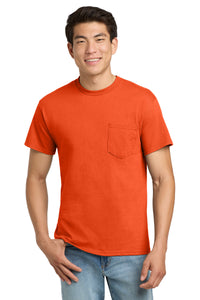 Gildan - Ultra Cotton 100% US Cotton T-Shirt with Pocket - Orange