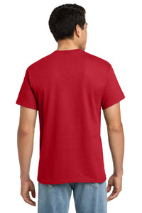 Gildan - Ultra Cotton 100% US Cotton T-Shirt with Pocket - Red Back