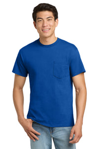Gildan - Ultra Cotton 100% US Cotton T-Shirt with Pocket - Royal