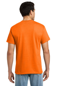 Gildan - Ultra Cotton 100% US Cotton T-Shirt with Pocket - S. Orange Back