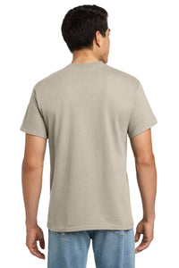 Gildan - Ultra Cotton 100% US Cotton T-Shirt with Pocket - Sand Back