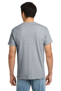 Gildan - Ultra Cotton 100% US Cotton T-Shirt with Pocket - Sport Grey Back