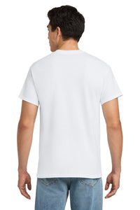 Gildan - Ultra Cotton 100% US Cotton T-Shirt with Pocket - White Back