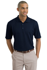 DISCONTINUED Nike Dri-FIT Textured Polo - Navy
