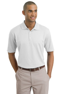 DISCONTINUED Nike Dri-FIT Textured Polo - White