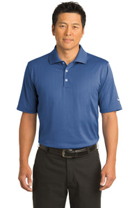 DISCONTINUED Nike Dri-FIT Textured Polo - Mountain Blue