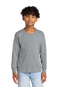 Jerzees Youth Dri-Power 50/50 Cotton/Poly Long Sleeve 29BL - Athletic Heather