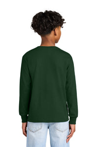 Jerzees Youth Dri-Power 50/50 Cotton/Poly Long Sleeve 29BL - Forest Green Back