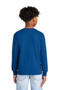 Jerzees Youth Dri-Power 50/50 Cotton/Poly Long Sleeve 29BL - Royal Back