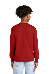 Jerzees Youth Dri-Power 50/50 Cotton/Poly Long Sleeve 29BL - True Red Back