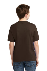 Jerzees - Youth Dri-Power 50/50 Cotton/Poly T-Shirt - Chocolate Back