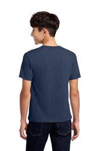Jerzees - Youth Dri-Power 50/50 Cotton/Poly T-Shirt - Vintage Heather Navy Back