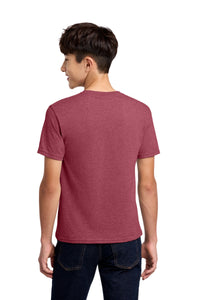Jerzees - Youth Dri-Power 50/50 Cotton/Poly T-Shirt - Vintage Heather Red Back
