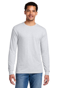 Jerzees - Dri-Power 50/50 Cotton/Poly Long Sleeve T-Shirt - Ash