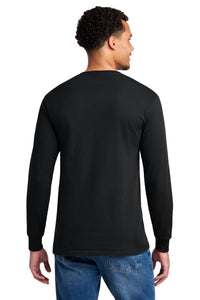 Jerzees - Dri-Power 50/50 Cotton/Poly Long Sleeve T-Shirt - Black Back