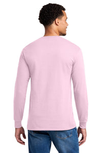 Jerzees - Dri-Power 50/50 Cotton/Poly Long Sleeve T-Shirt - Classic Pink Back