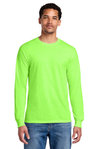 Jerzees - Dri-Power 50/50 Cotton/Poly Long Sleeve T-Shirt - Neon Green