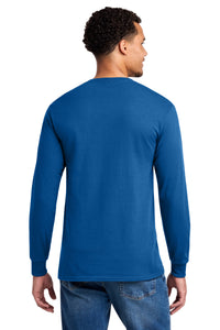 Jerzees - Dri-Power 50/50 Cotton/Poly Long Sleeve T-Shirt - Royal Back