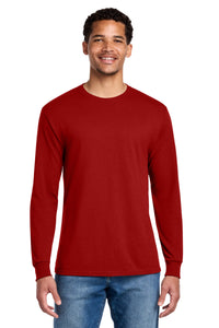 Jerzees - Dri-Power 50/50 Cotton/Poly Long Sleeve T-Shirt - True Red