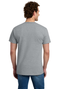 Jerzees -  Dri-Power 50/50 Cotton/Poly Pocket T-Shirt - Athletic Heather Back
