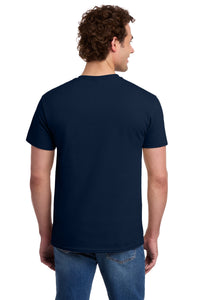 Jerzees -  Dri-Power 50/50 Cotton/Poly Pocket T-Shirt - J. Navy Back