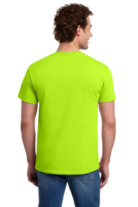 Jerzees -  Dri-Power 50/50 Cotton/Poly Pocket T-Shirt - Safety Green Back
