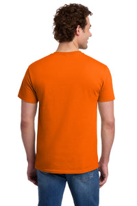 Jerzees -  Dri-Power 50/50 Cotton/Poly Pocket T-Shirt - Safety Orange Back
