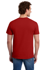 Jerzees -  Dri-Power 50/50 Cotton/Poly Pocket T-Shirt - True Red Back