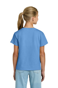 Gildan Youth Light Cotton Tee 3000B - Carolina Blue Back
