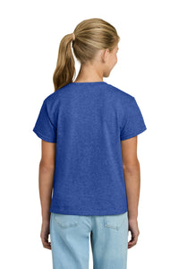 Gildan Youth Light Cotton Tee 3000B - Heather Royal Back