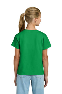 Gildan Youth Light Cotton Tee 3000B - Irish Green Back