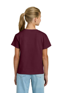 Gildan Youth Light Cotton Tee 3000B - Maroon Back