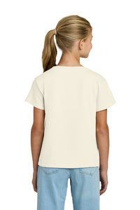 Gildan Youth Light Cotton Tee 3000B - Natural Back