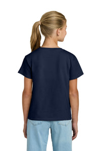 Gildan Youth Light Cotton Tee 3000B - Navy Back
