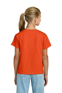Gildan Youth Light Cotton Tee 3000B - Orange Back