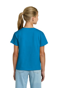Gildan Youth Light Cotton Tee 3000B - Sapphire Back