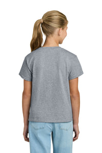Gildan Youth Light Cotton Tee 3000B - Sport Grey Back