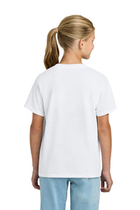 Gildan Youth Light Cotton Tee 3000B - White Back