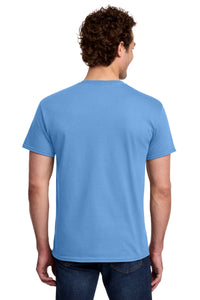 Gildan Light Cotton Tee 3000 - Carolina Blue Back