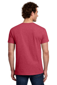Gildan Light Cotton Tee 3000 - Heather Red Back
